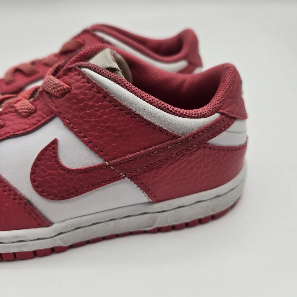 Nike Dunk Low Archaeo Reddish Pink White Unisex Toddler Size 10C DC9562-111